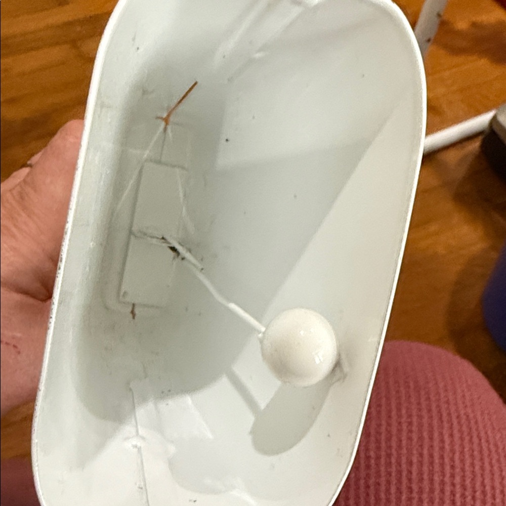 White and Black Cowbell - Picture 2 of 3